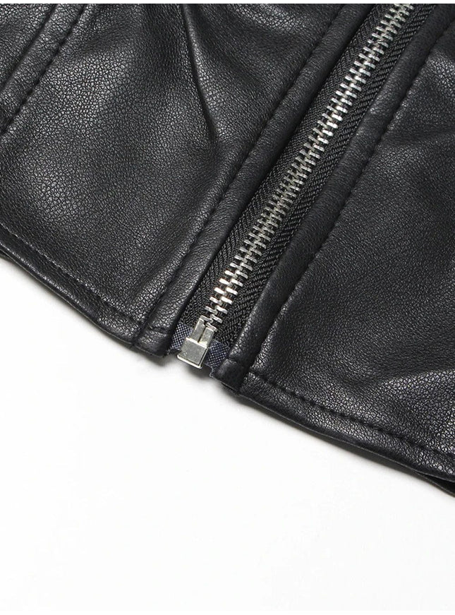 Calyssa Streetwear Spliced Button Denim Jacket - Fashion Pov