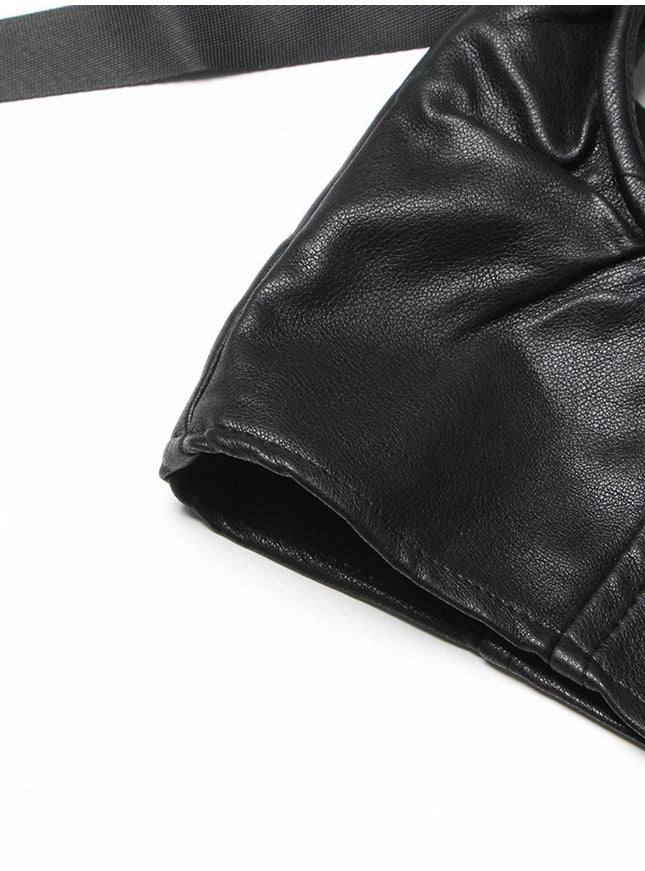 Calyssa Streetwear Spliced Button Denim Jacket - Fashion Pov