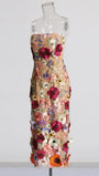 Calysta Appliques Sleeveless Midi Dress - Fashion Pov
