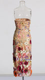 Calysta Appliques Sleeveless Midi Dress - Fashion Pov