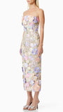 Calysta Appliques Sleeveless Midi Dress - Fashion Pov