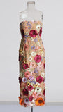 Calysta Appliques Sleeveless Midi Dress - Fashion Pov