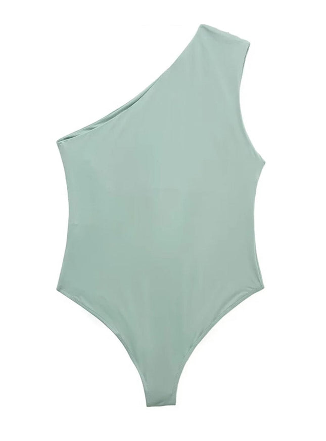 Cambria Asymmetric Bodysuit - Fashion Pov