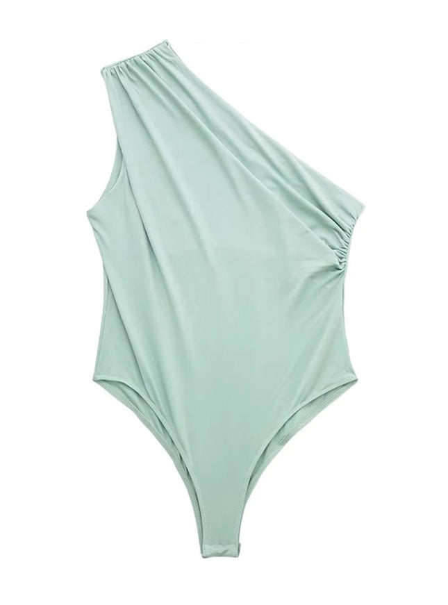 Cambria Asymmetric Bodysuit - Fashion Pov
