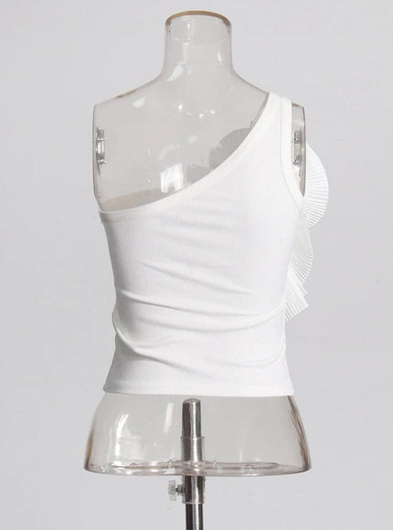 Camila Applique Sleveless Tank Top - Fashion Pov