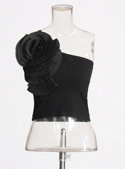 Camila Applique Sleveless Tank Top - Fashion Pov