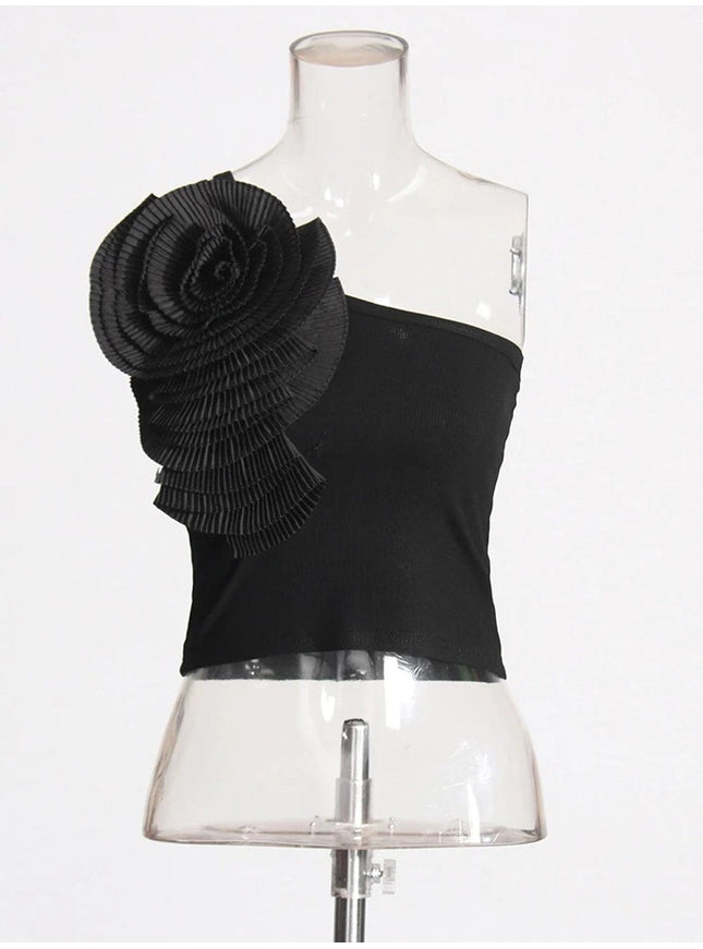 Camila Applique Sleveless Tank Top - Fashion Pov