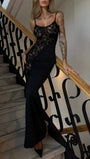 Camila Lace Spaghetti Maxi Dress - Fashion Pov
