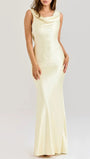 Camilla Satin Cowl Maxi Dress - Fashion Pov