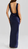 Camilla Satin Cowl Maxi Dress - Fashion Pov