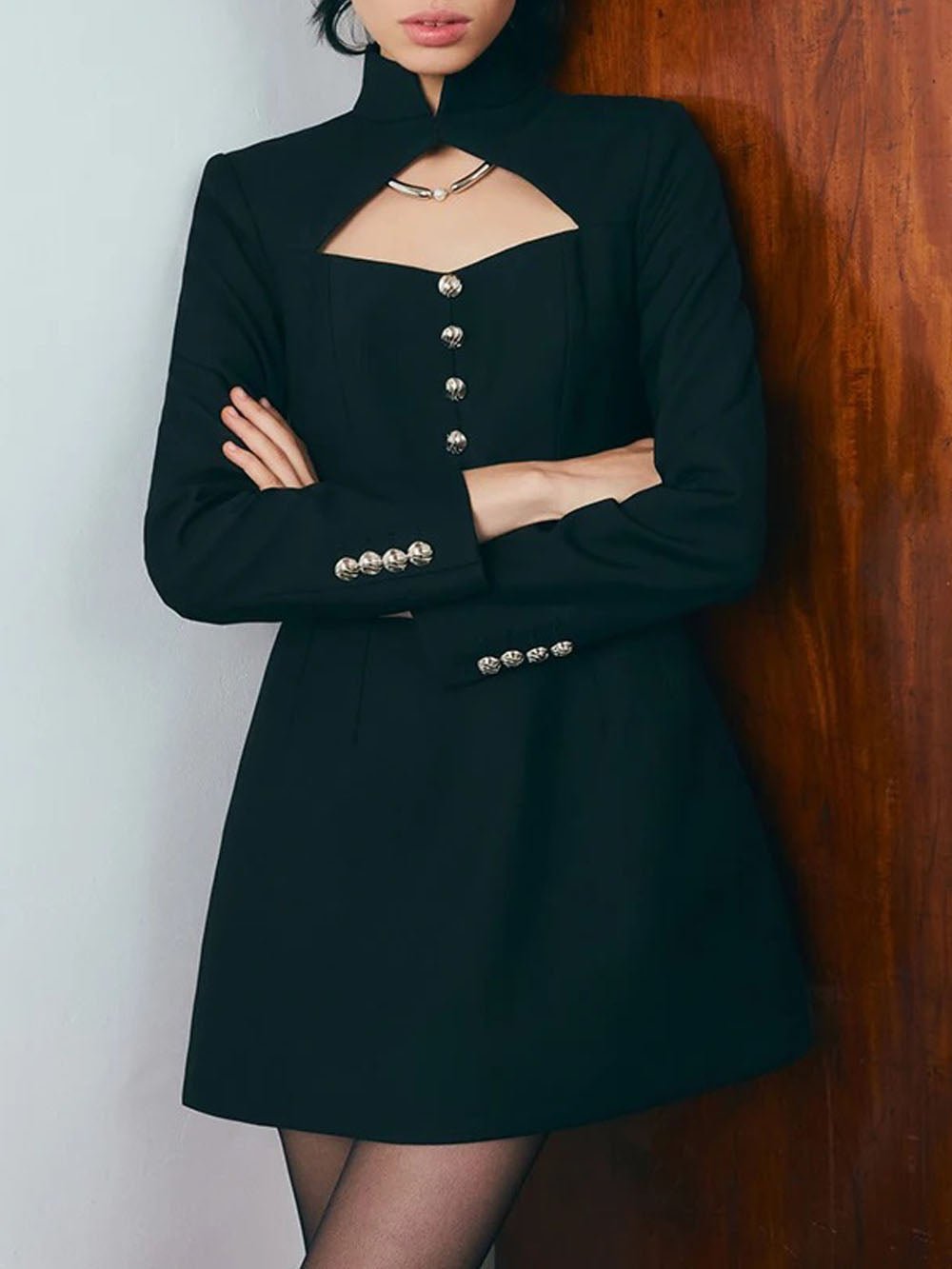 Camille Cut Out Blazer Mini Dress - Fashion Pov