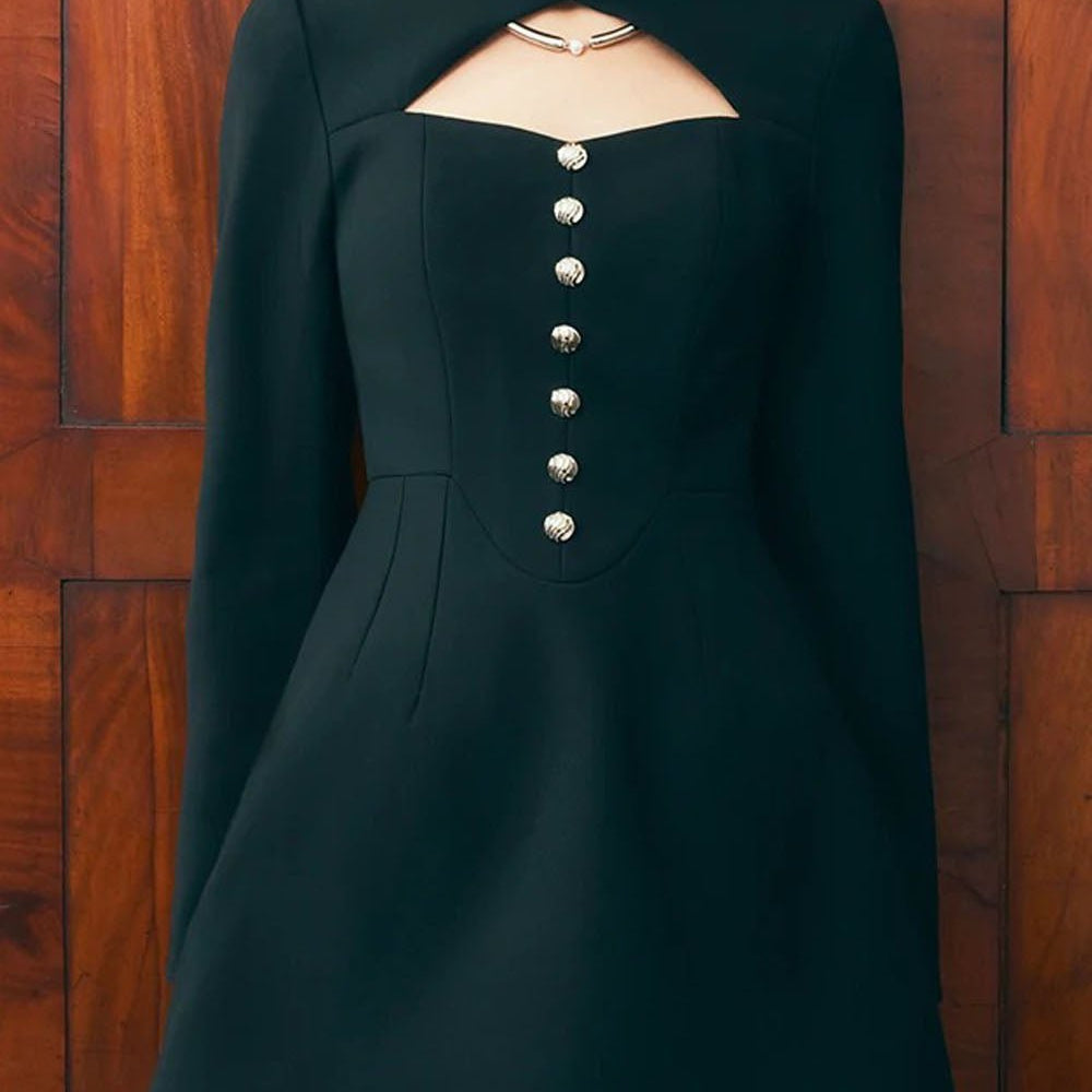 Camille Cut Out Blazer Mini Dress - Fashion Pov