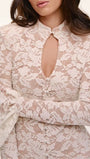 Camille Lace Keyhole Mini Dress - Fashion Pov
