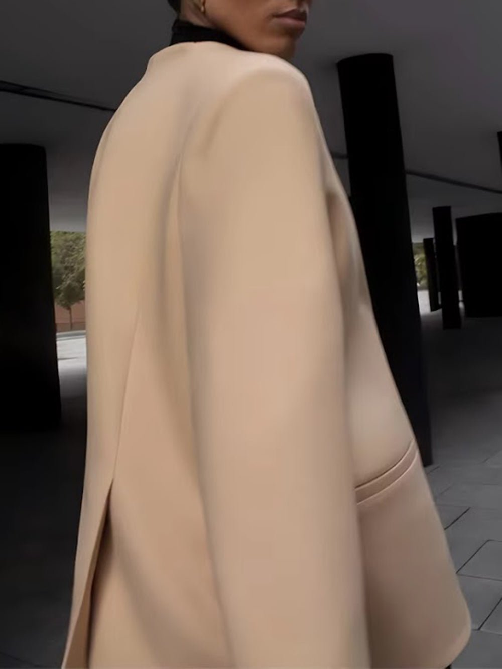Camille Single Button Tailored Blazer - Fashion Pov