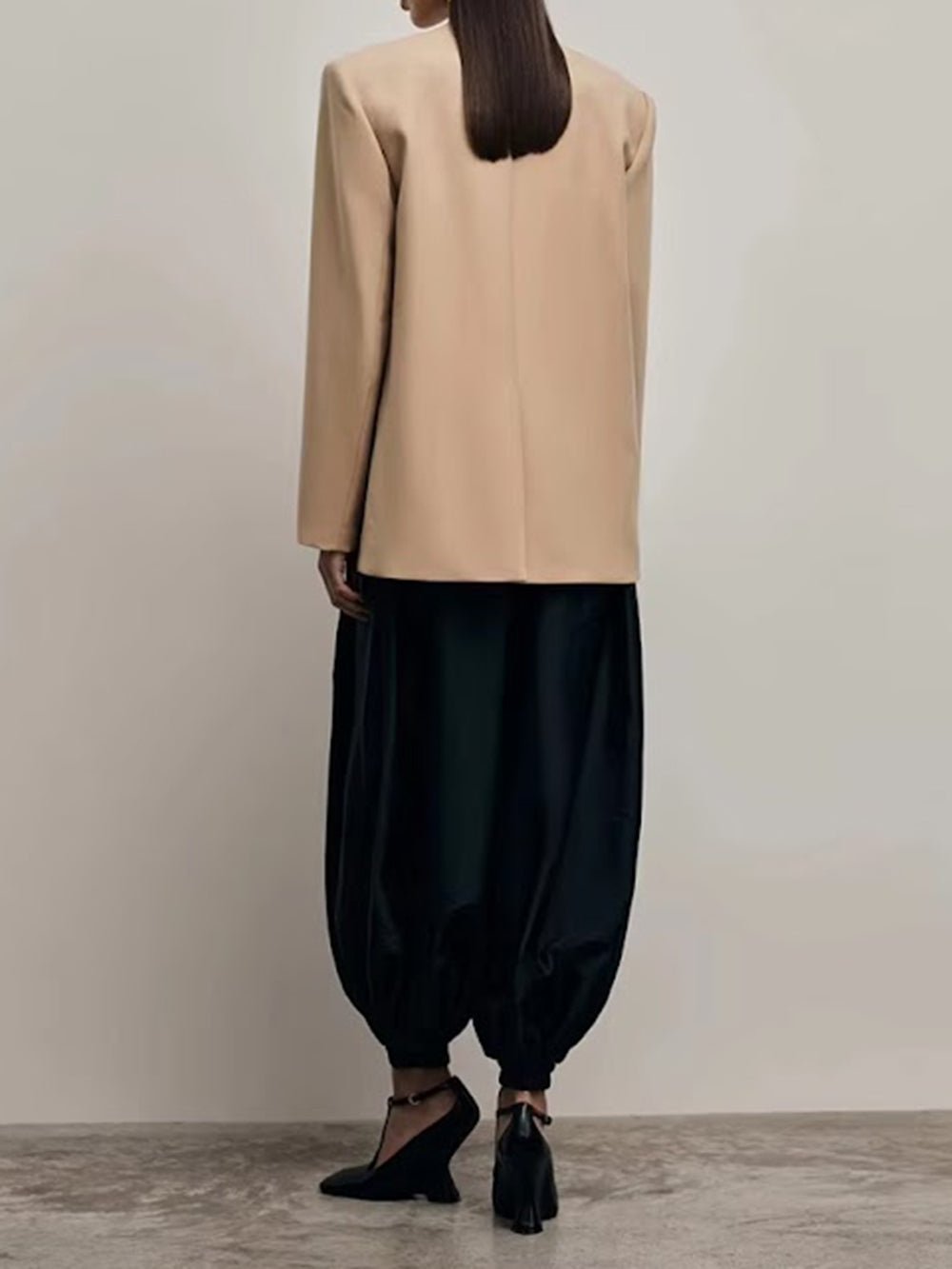 Camille Single Button Tailored Blazer - Fashion Pov