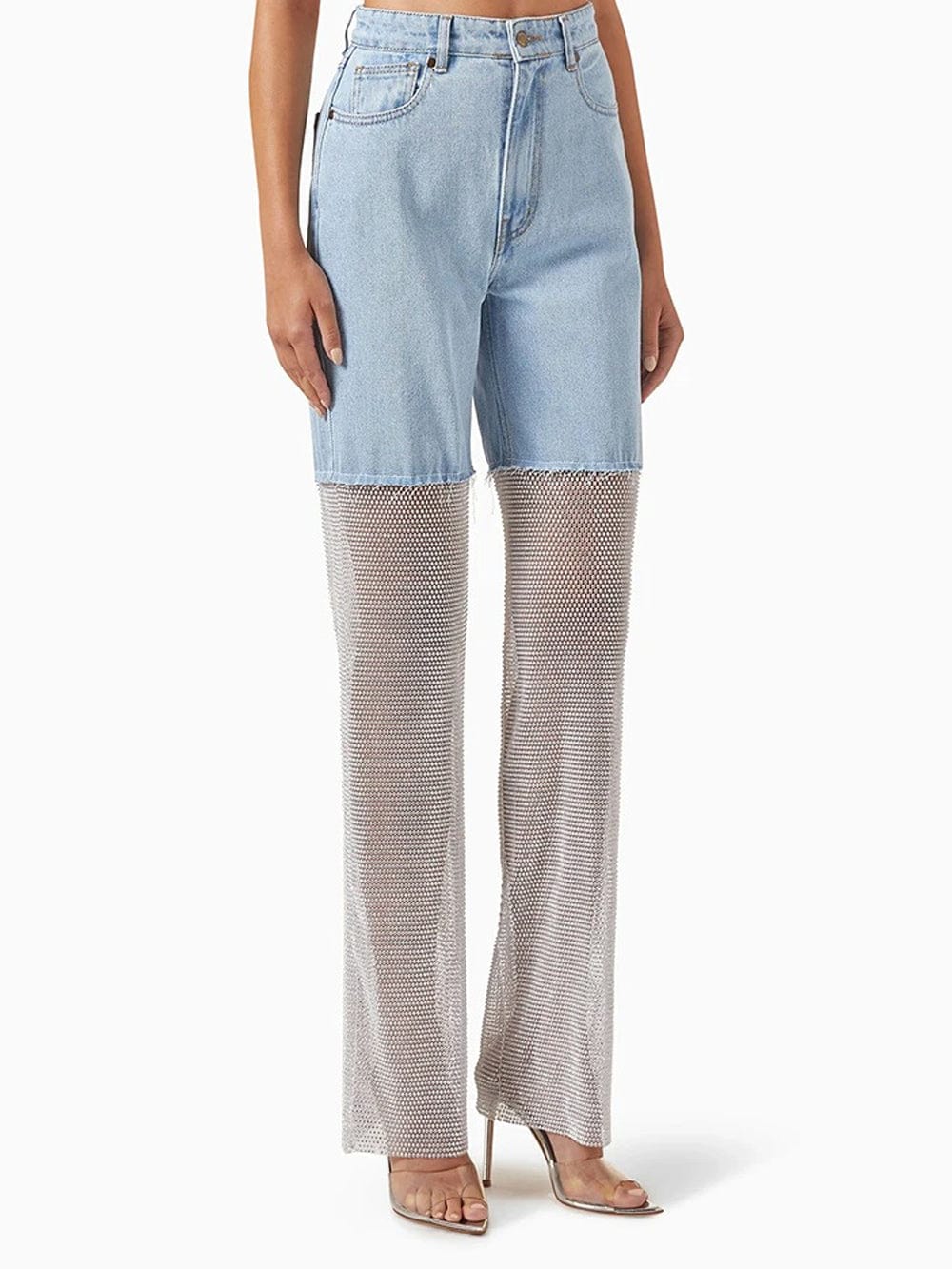 Carla Denim Diamond Jeans Pant - Fashion Pov