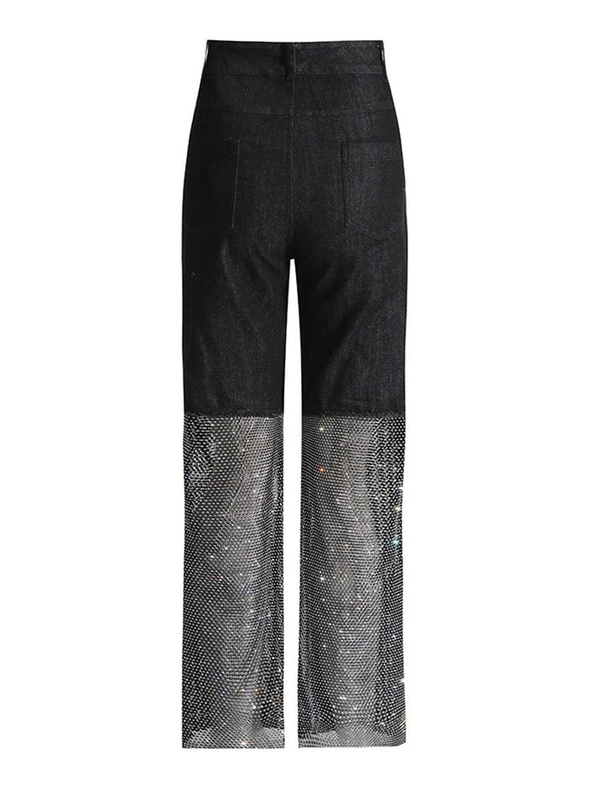 Carla Denim Diamond Jeans Pant - Fashion Pov