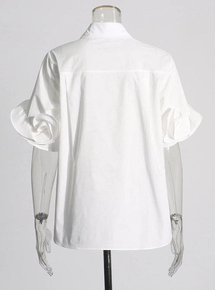 Carley Appliques Shirt - Fashion Pov