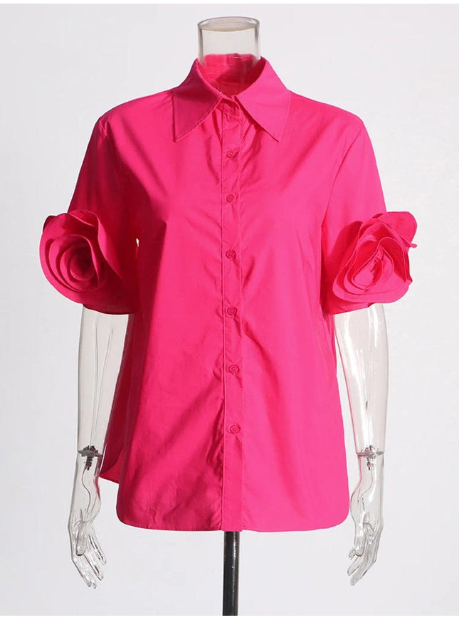 Carley Appliques Shirt - Fashion Pov