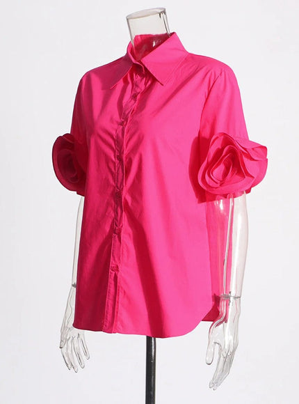 Carley Appliques Shirt - Fashion Pov