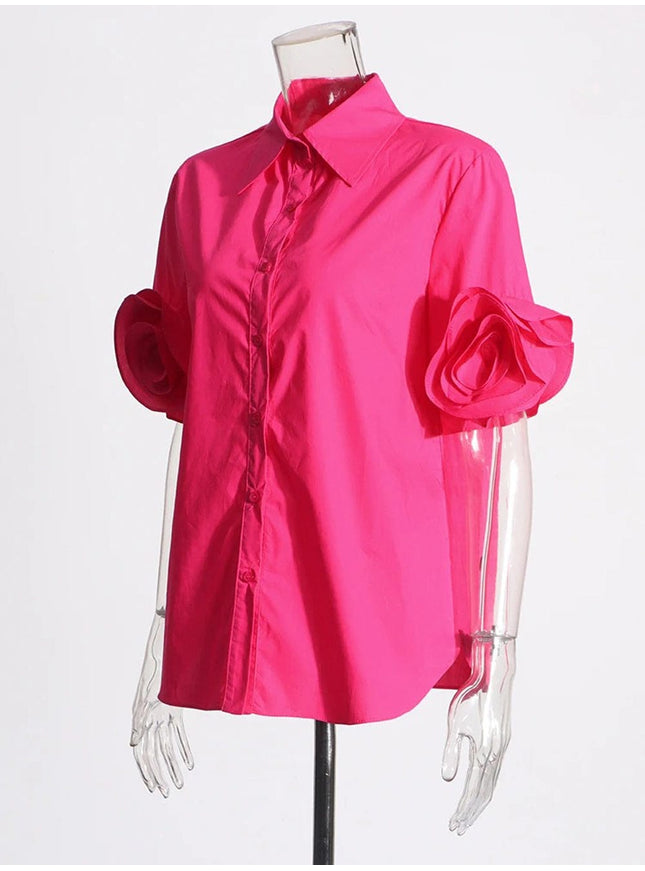 Carley Appliques Shirt - Fashion Pov