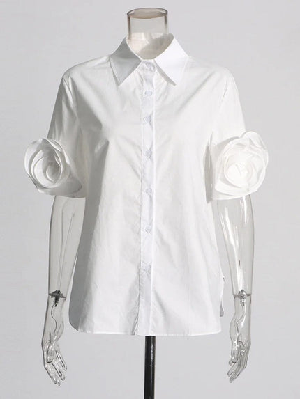 Carley Appliques Shirt - Fashion Pov