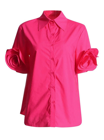 Carley Appliques Shirt - Fashion Pov