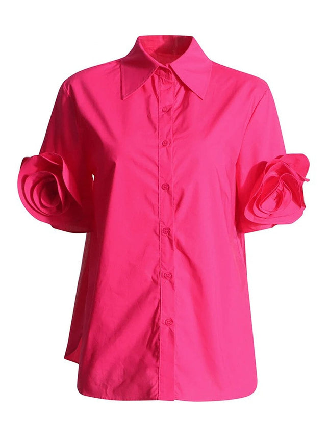 Carley Appliques Shirt - Fashion Pov