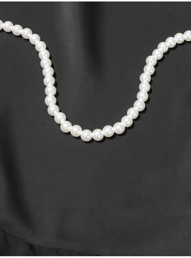 Cat Pearl Backless Maxi Dress - Fashion Pov