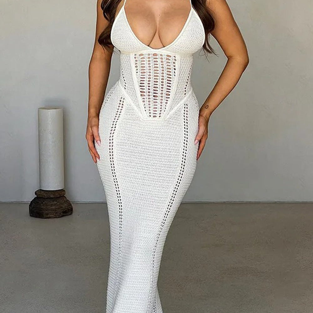 Catherine Hollow Out Bodycon Dress - Fashion Pov