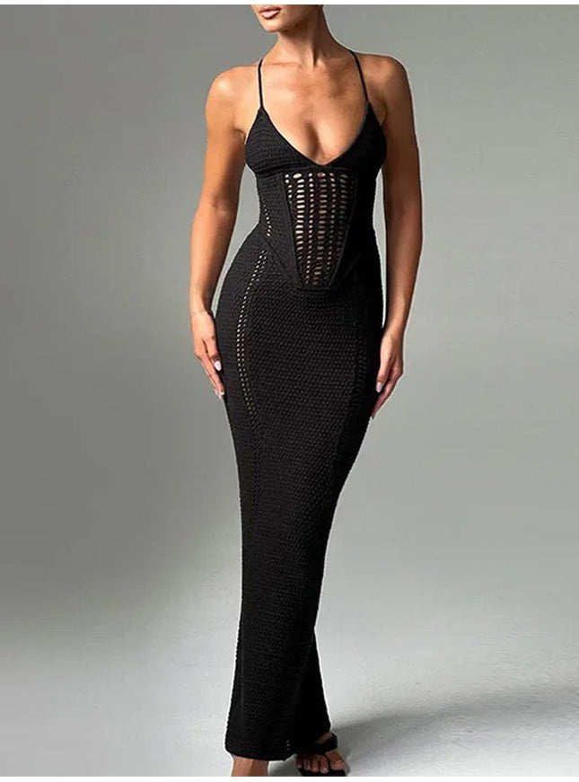 Catherine Hollow Out Bodycon Dress - Fashion Pov