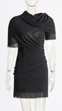 Cayce Folds Backless Mini Dress - Fashion Pov
