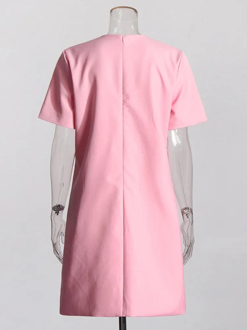 Caylee Diamond Loose Mini Dress - Fashion Pov