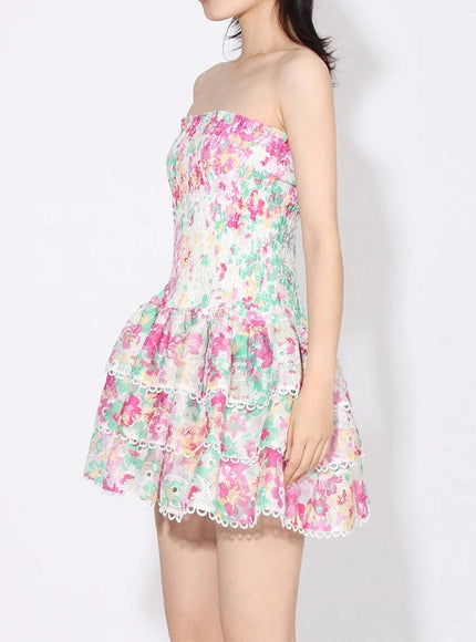 Caylin Strapless Mini Dress - Fashion Pov