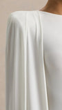 Celeste Cape Sleeve Maxi Gown - Fashion Pov