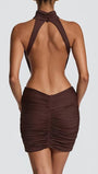 Celeste Cutout Halter Mini Dress - Fashion Pov