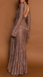 Celeste Draped Lace Maxi Dress - Fashion Pov
