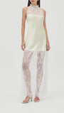 Celeste Lace Halter Maxi Dress - Fashion Pov