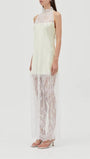 Celeste Lace Halter Maxi Dress - Fashion Pov