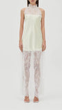 Celeste Lace Halter Maxi Dress - Fashion Pov