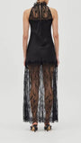 Celeste Lace Halter Maxi Dress - Fashion Pov