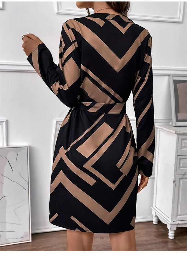 Charlie Neck Mini Dress - Fashion Pov