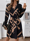 Charlie Neck Mini Dress - Fashion Pov