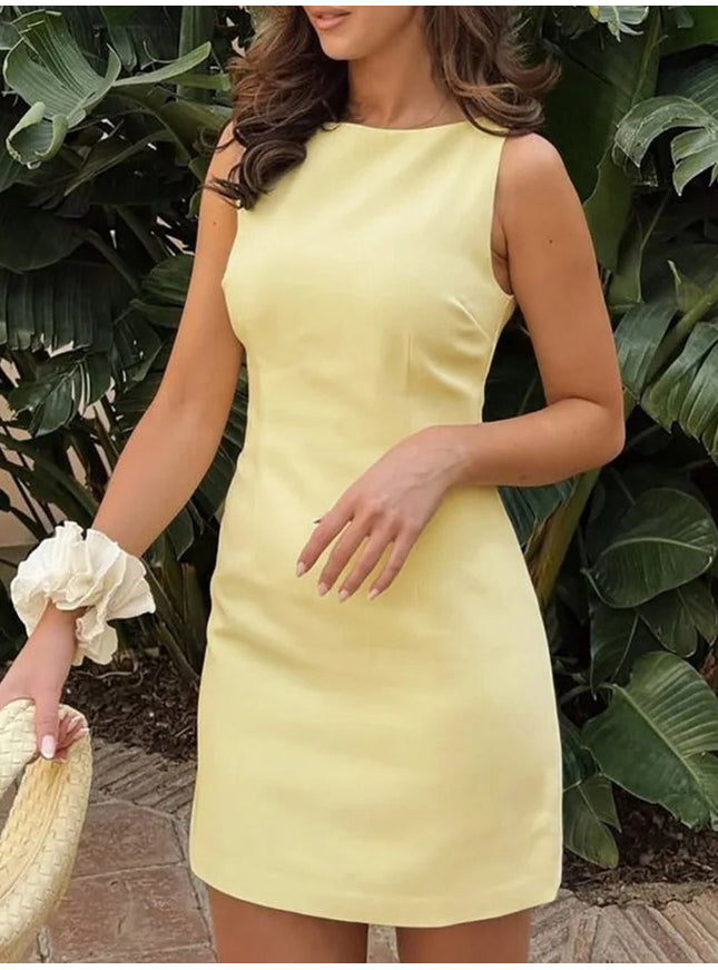 Charlotte Sleeveless Bodycon Mini Dress - Fashion Pov