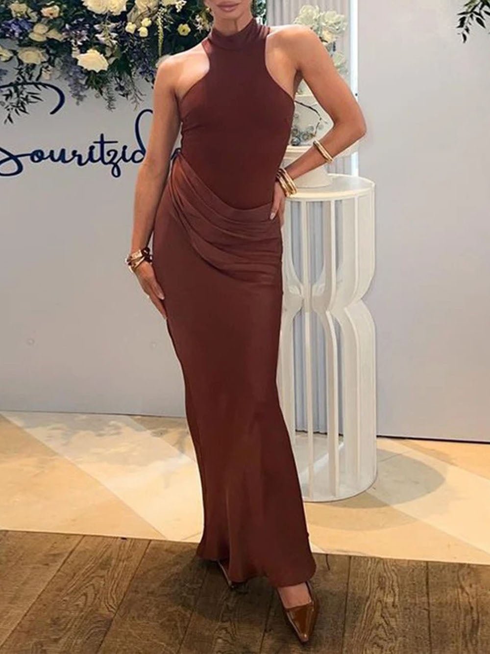 Charlotte Sleeveless Maxi Dress - Fashion Pov