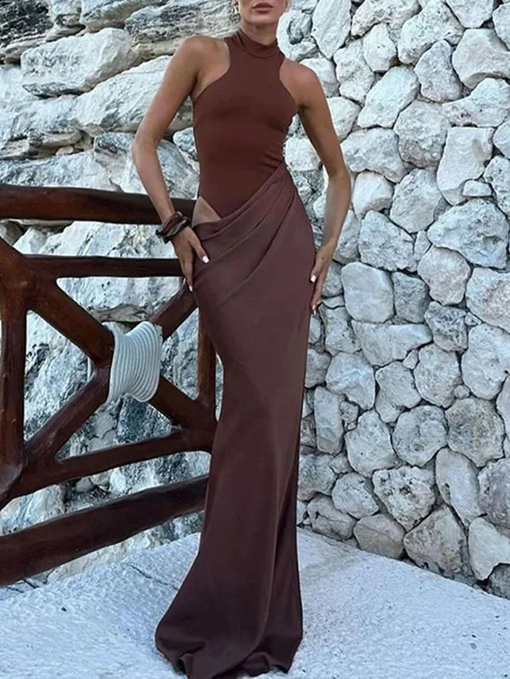 Charlotte Sleeveless Maxi Dress - Fashion Pov