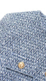 Charlotte Tweed Cropped Button Jacket - Fashion Pov