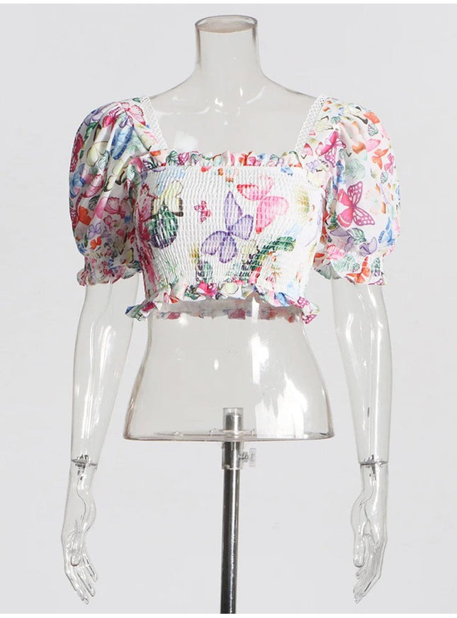 Chey Slim Ruffle Top & Skirt Set - Fashion Pov