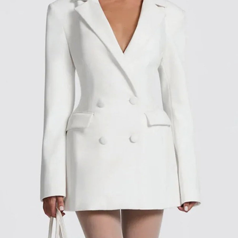 Cheyenne Tailored Blazer Mini Dress - Fashion Pov