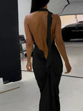 Chloe Backless Bodycon Maxi Dress - Fashion Pov